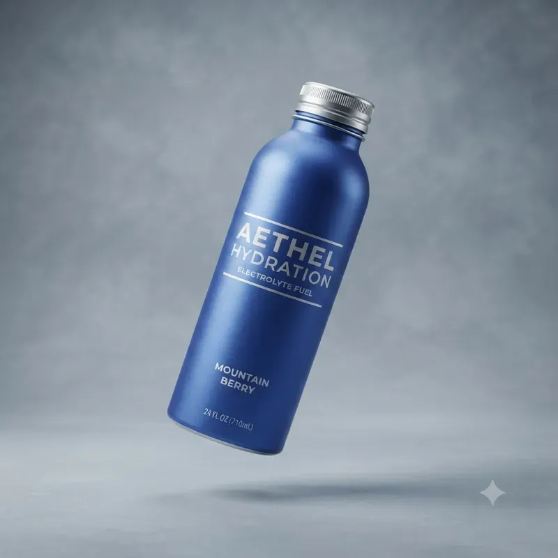 Ultrarealistic Floating Bottles