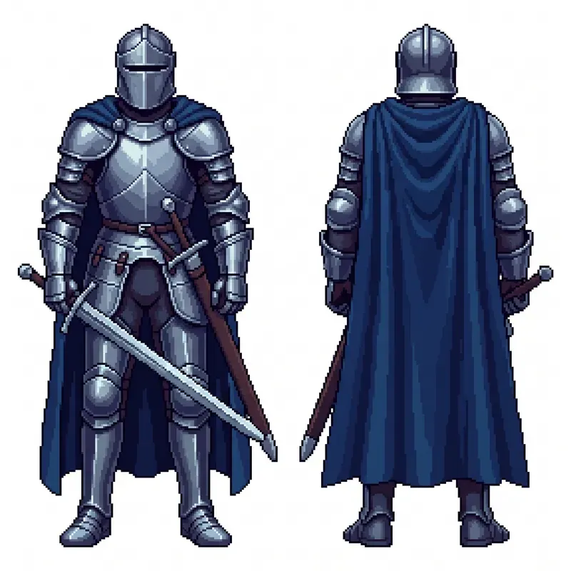 2D Pixel Art Character Sheets