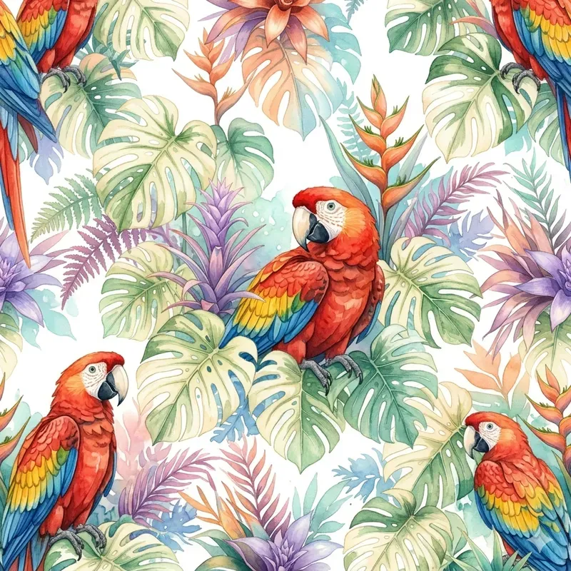 Exotic Watercolor Textile Pattern Pros