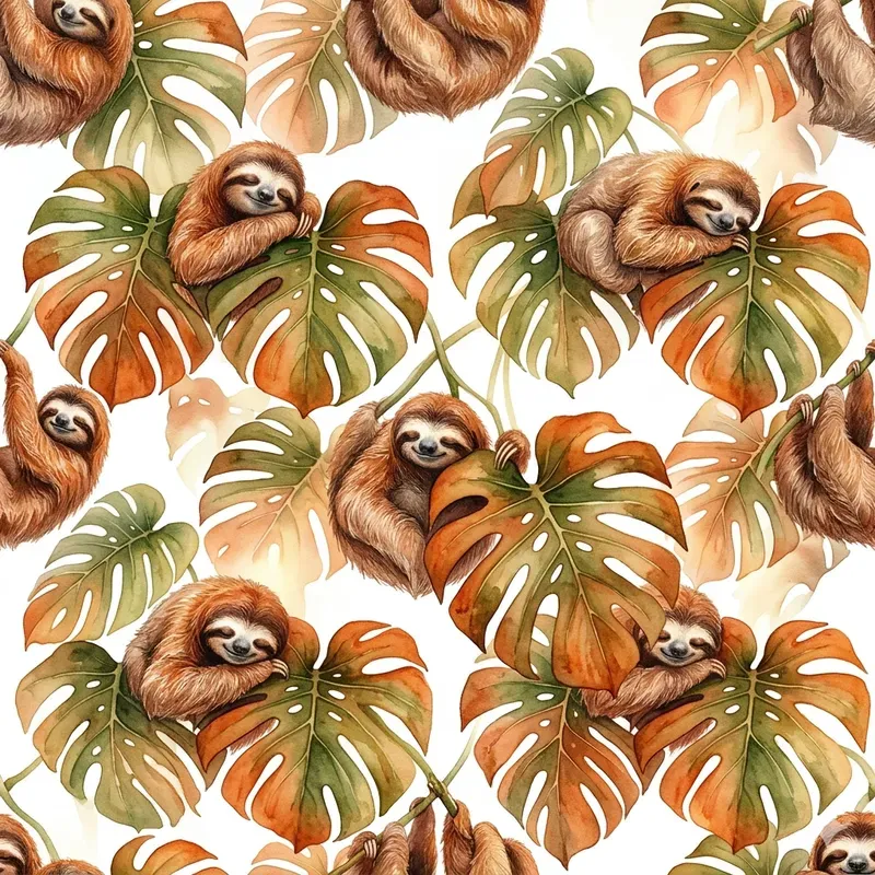 Exotic Watercolor Textile Pattern Pros