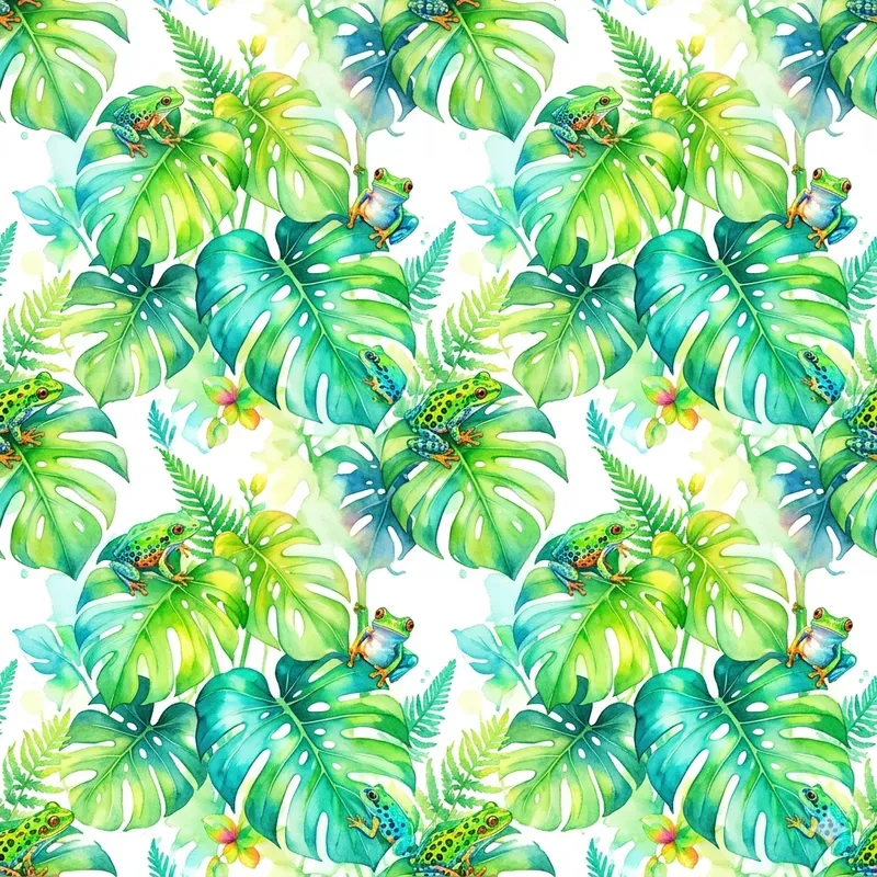 Exotic Watercolor Textile Pattern Pros