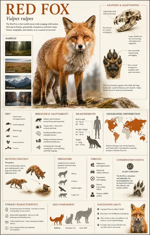Wildlife Encyclopedia Infographic Posters