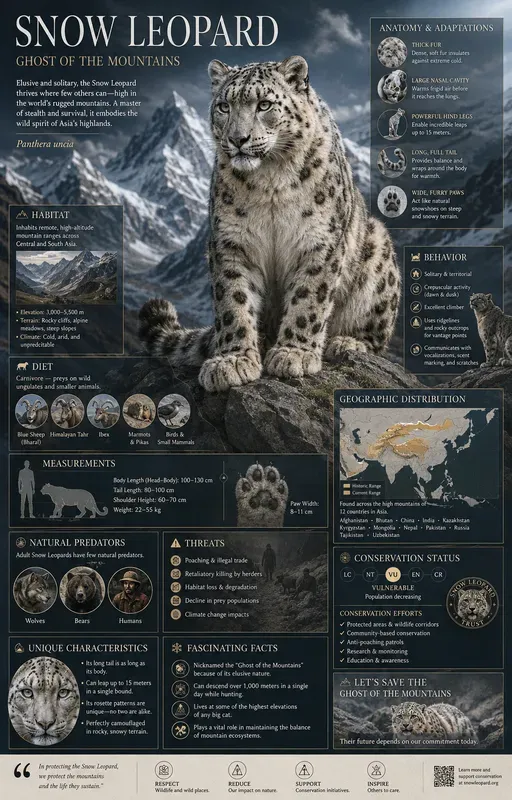 Wildlife Encyclopedia Infographic Posters