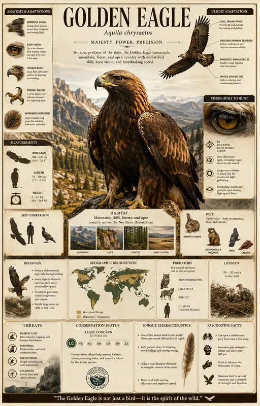 Wildlife Encyclopedia Infographic Posters