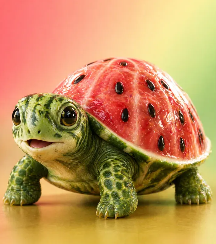 Cute Fruit Animal 3D Renders