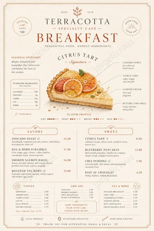Data Driven Food Menus
