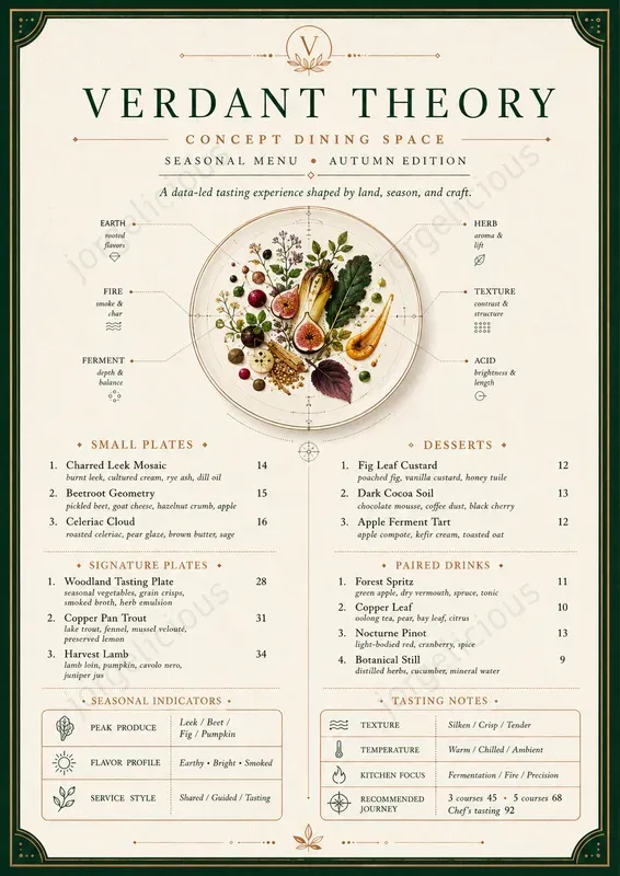Data Driven Food Menus