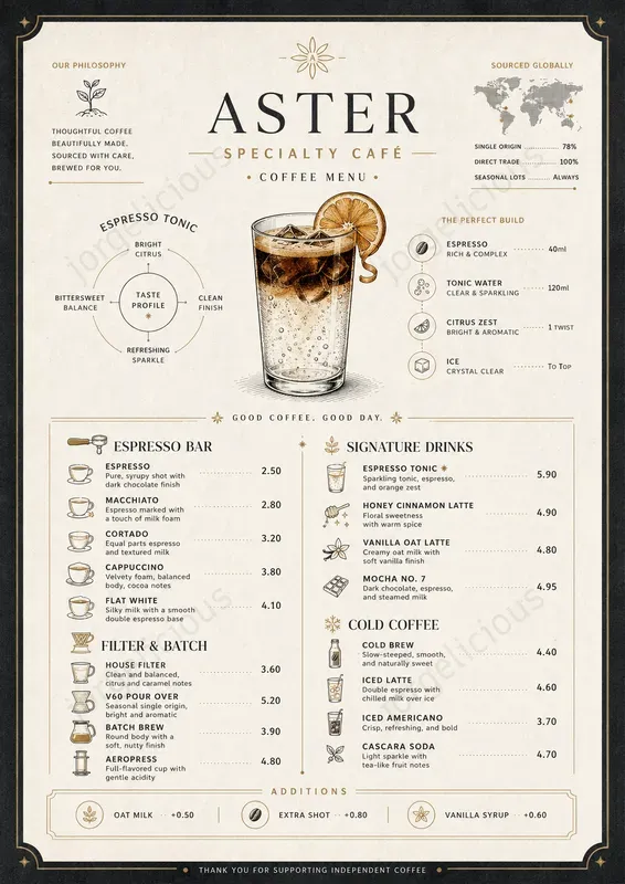 Data Driven Food Menus