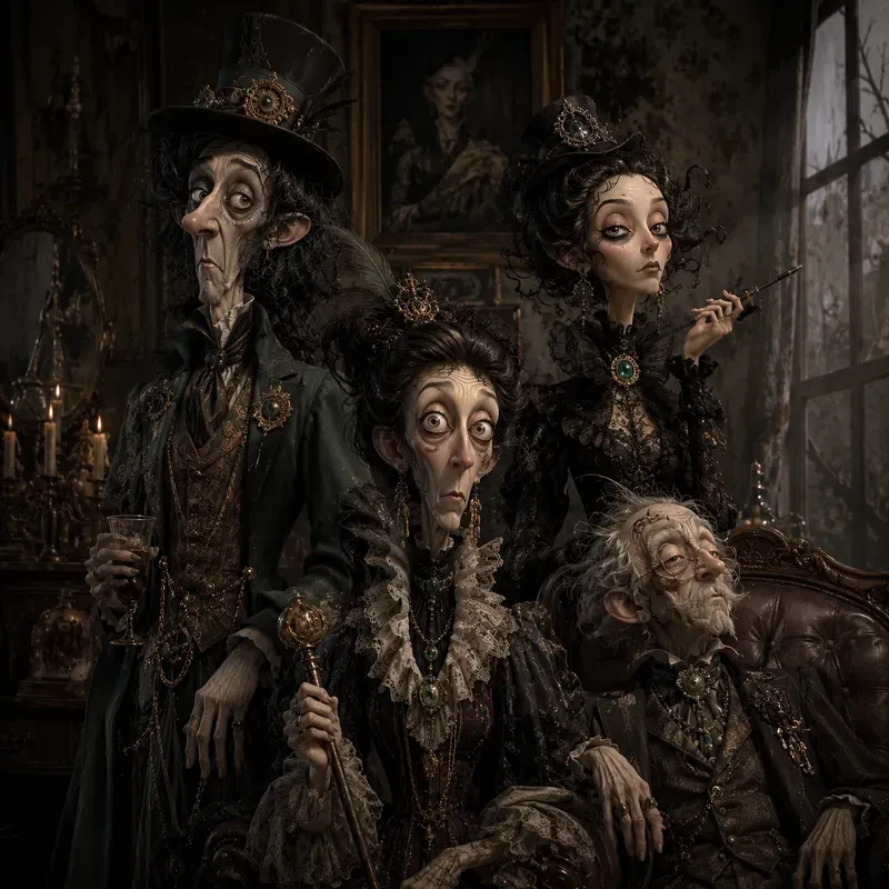 Surreal Eccentric Portraits