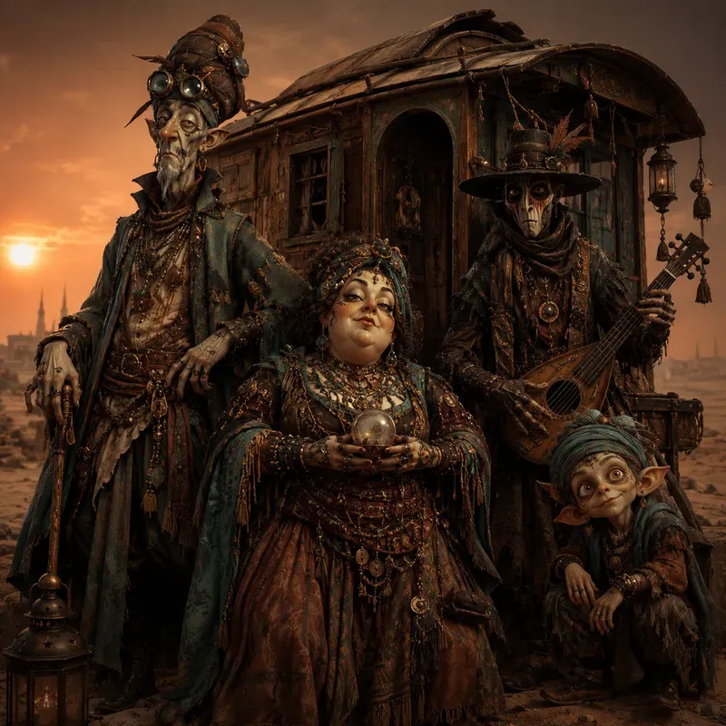 Surreal Eccentric Portraits