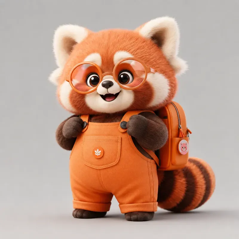 Cute 3D Animal Mascots