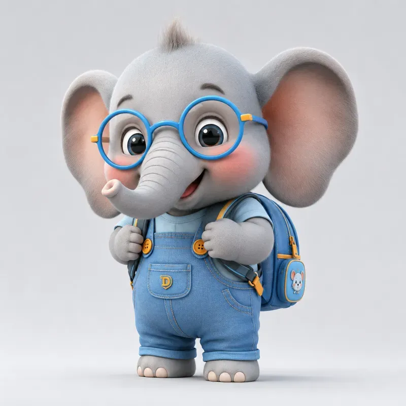 Cute 3D Animal Mascots