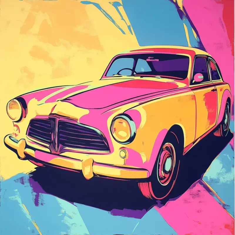 Modern Pop Art  Bold Lines