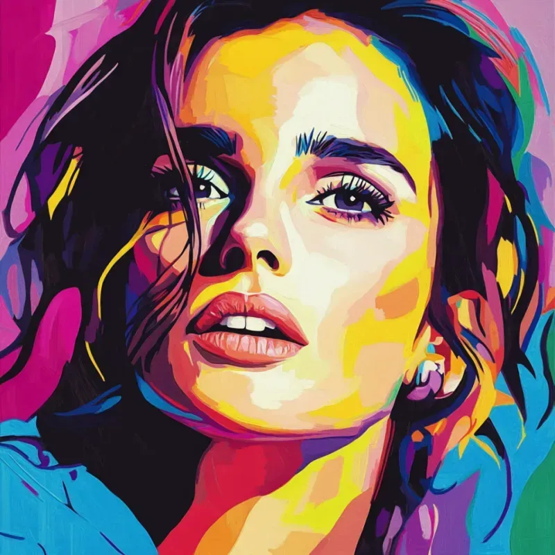 Modern Pop Art  Bold Lines