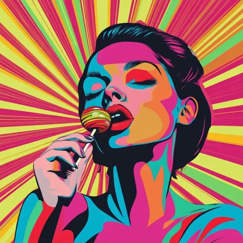 Modern Pop Art  Bold Lines