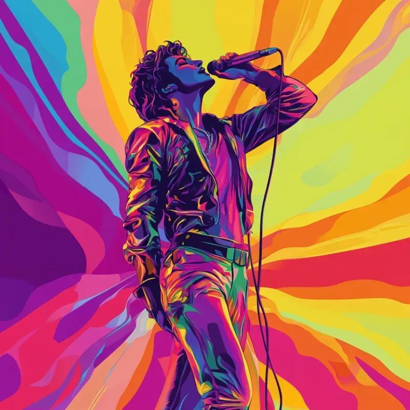 Modern Pop Art  Bold Lines