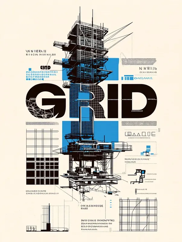 Industrial Schematic Poster Assets