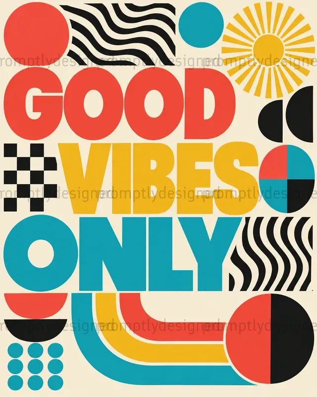 Retro Op Art Posters