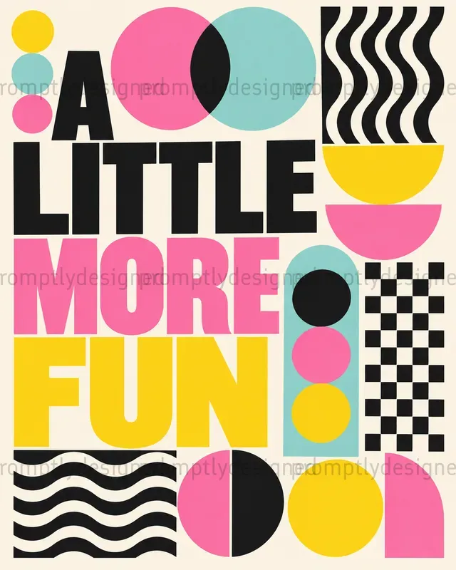 Retro Op Art Posters