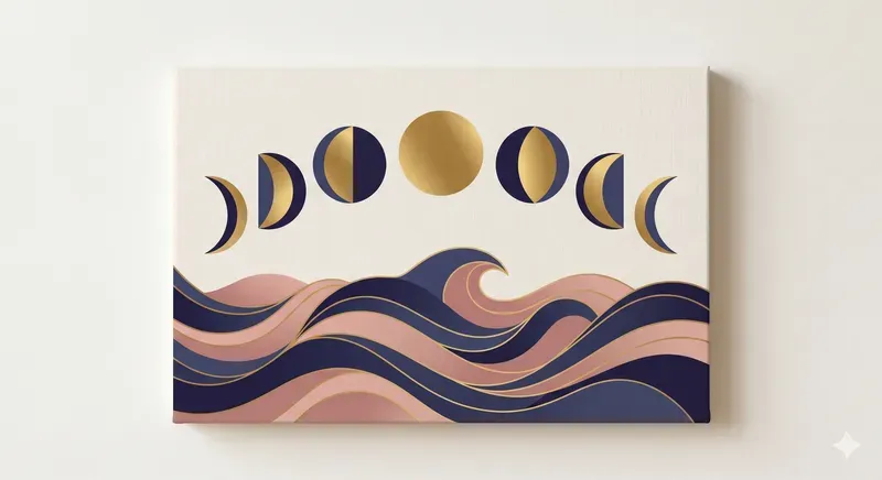 Midcentury Boho Wall Art