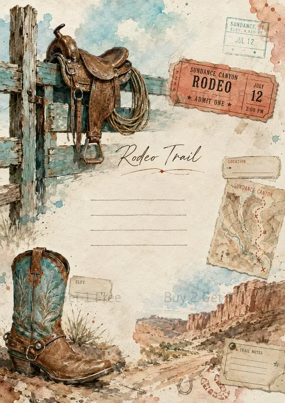 Western Travel Ephemera Scrapbooks