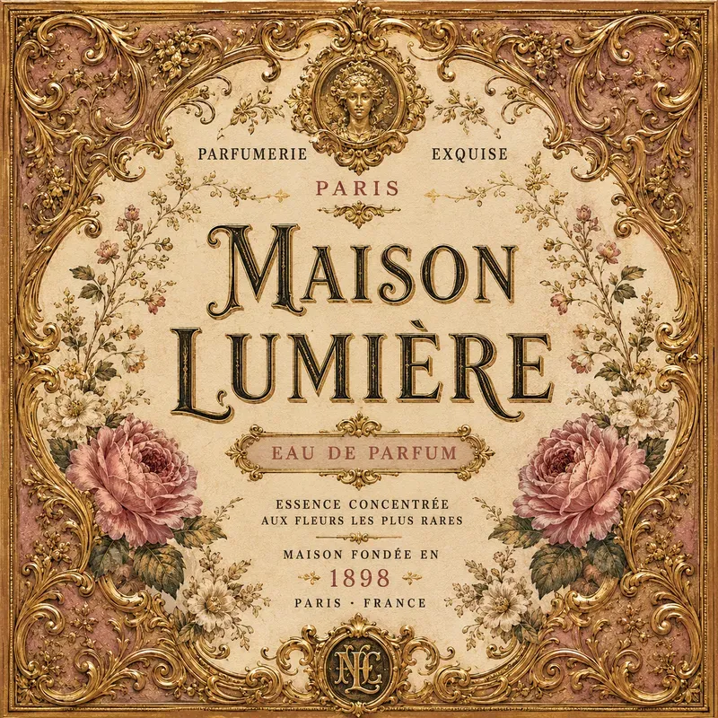 Antique French Perfume Labels