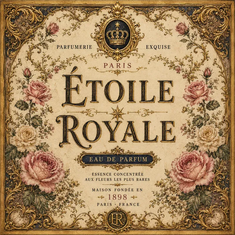 Antique French Perfume Labels
