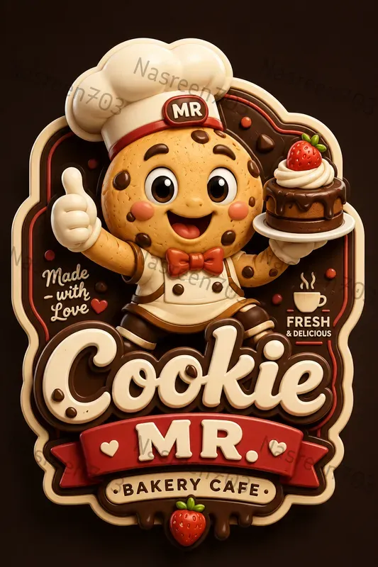 3D Kawaii Mascot Logo Labs
