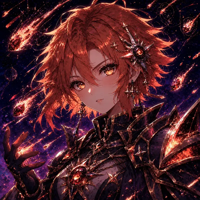 Celestial Anime Witch Avatar Portraits