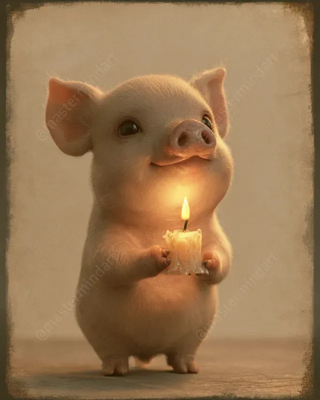 Vintage 3D Animal Candles