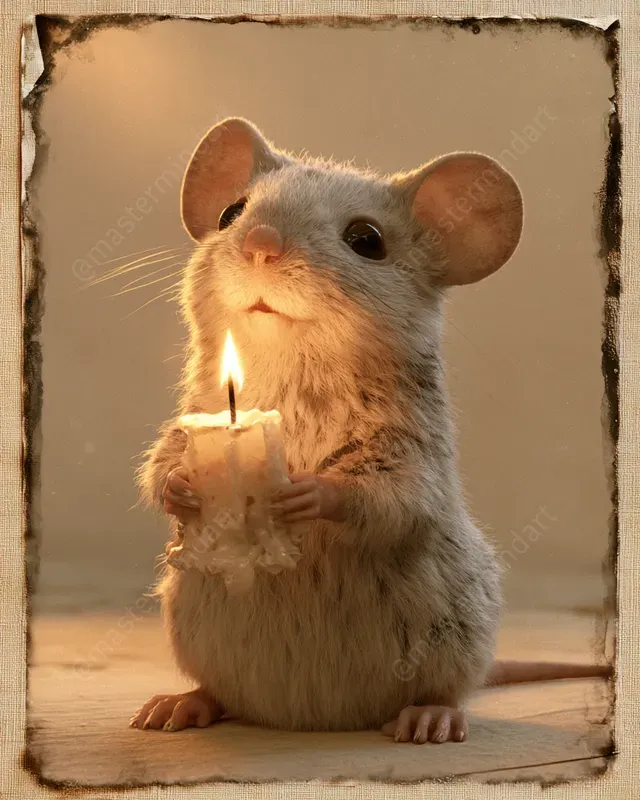 Vintage 3D Animal Candles