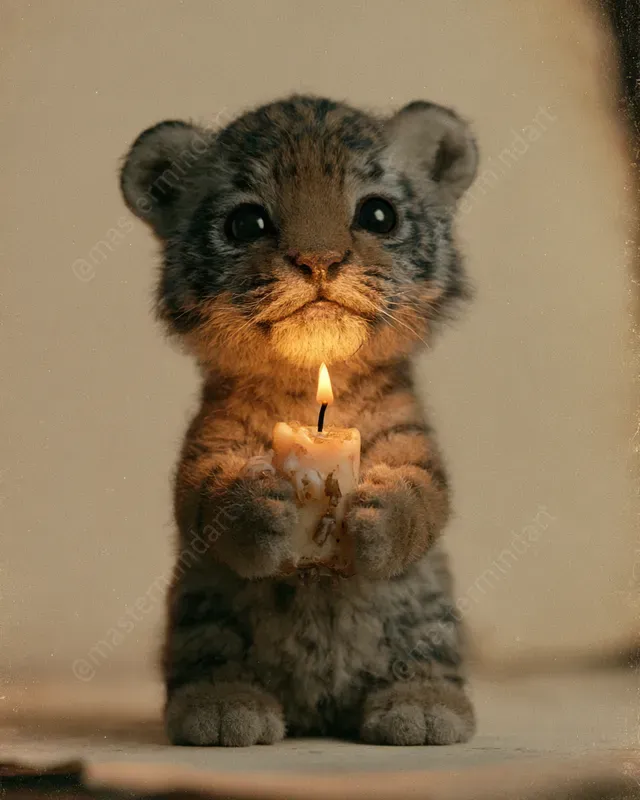 Vintage 3D Animal Candles