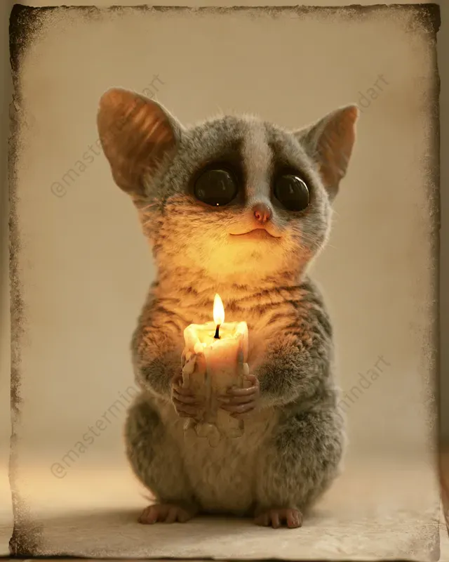 Vintage 3D Animal Candles