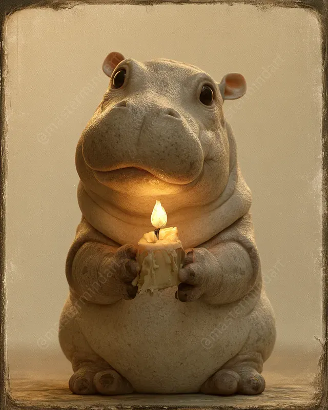 Vintage 3D Animal Candles