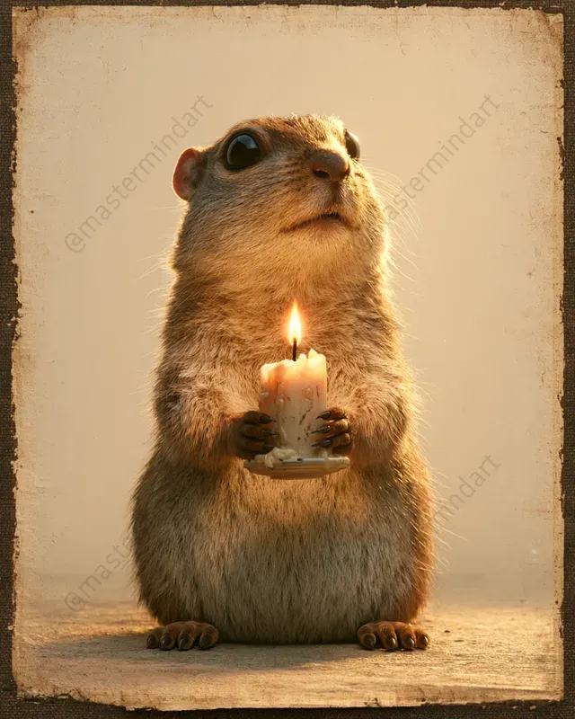 Vintage 3D Animal Candles