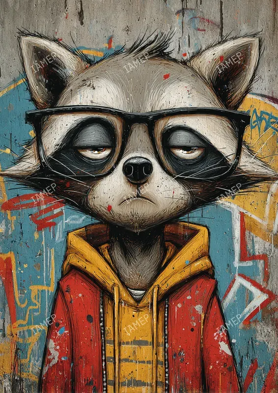 Gritty Graffiti Character Portraits