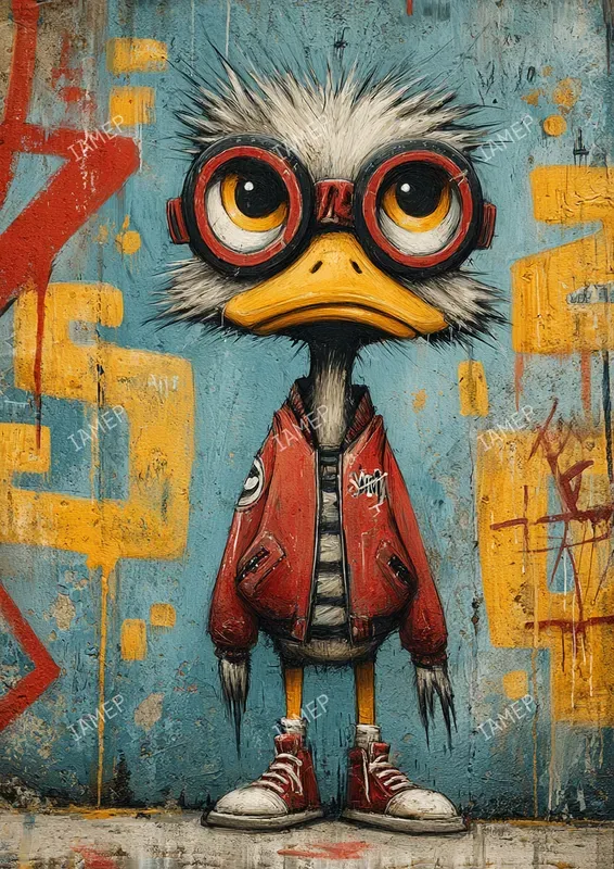 Gritty Graffiti Character Portraits