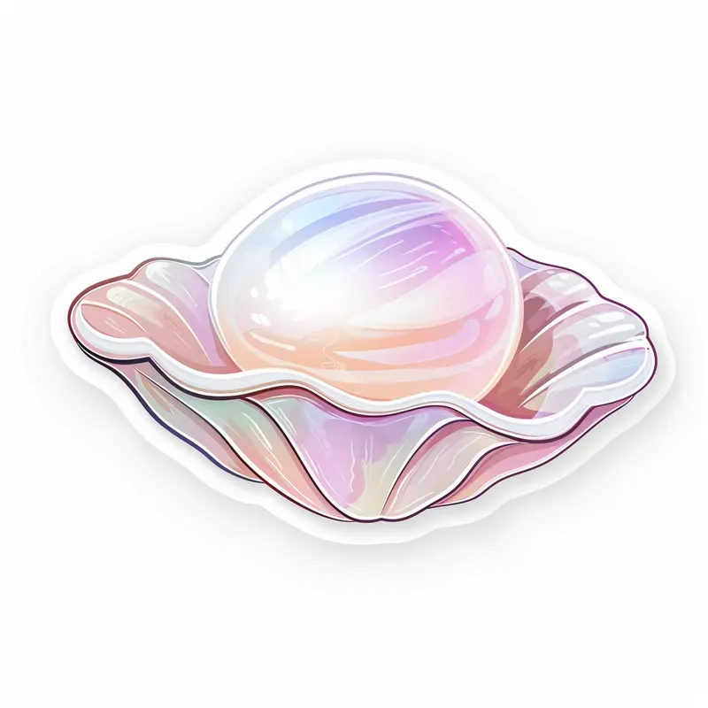 Aesthetic Pastel Gemstone Stickers