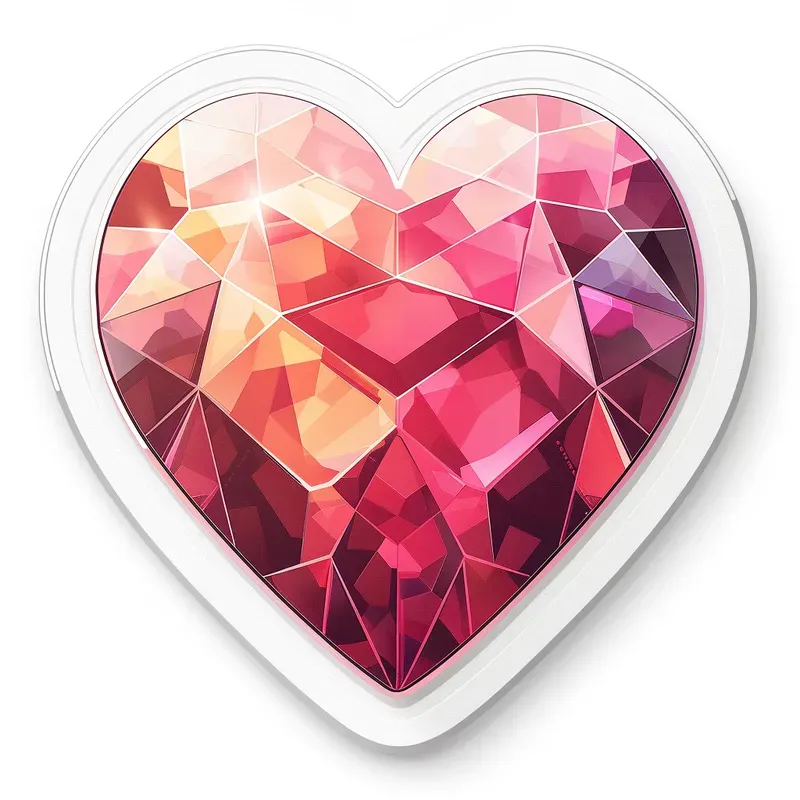 Aesthetic Pastel Gemstone Stickers