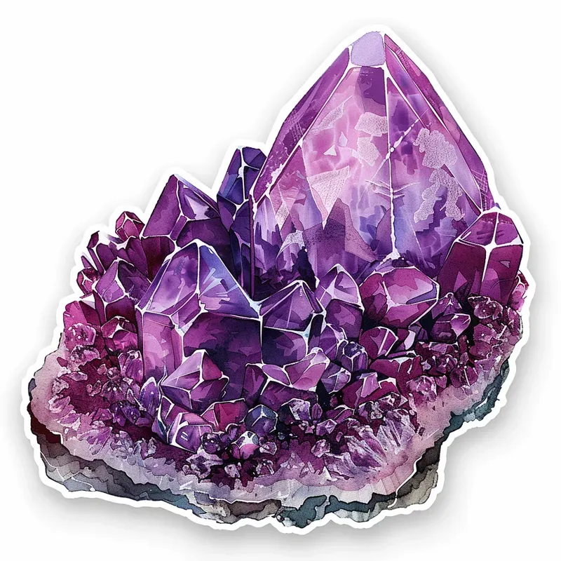 Aesthetic Pastel Gemstone Stickers
