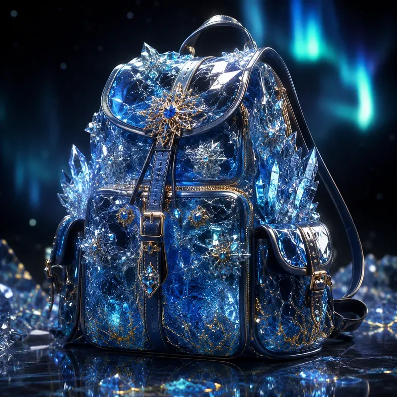 Crystal Fantasy Backpacks 3D