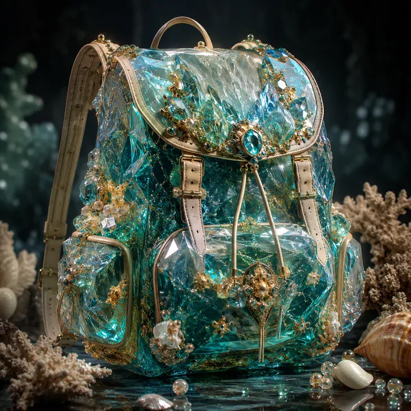 Crystal Fantasy Backpacks 3D