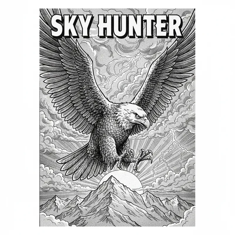 90s Comic Animal Posters