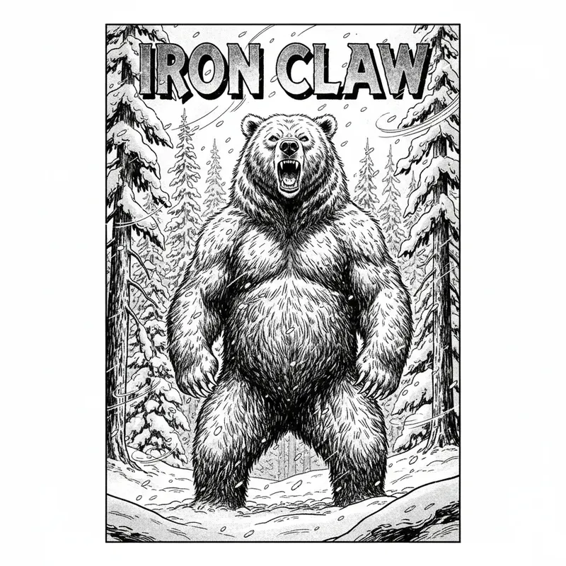 90s Comic Animal Posters
