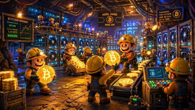 Crypto Mining Cartoon Crews