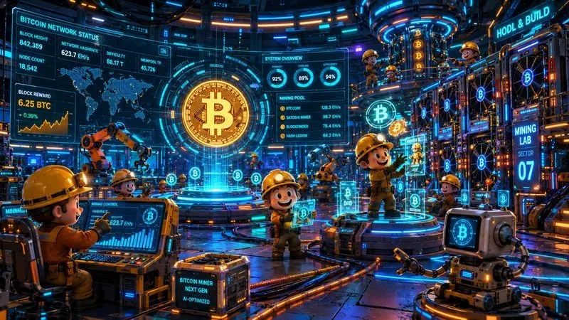 Crypto Mining Cartoon Crews