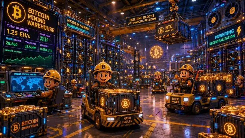 Crypto Mining Cartoon Crews