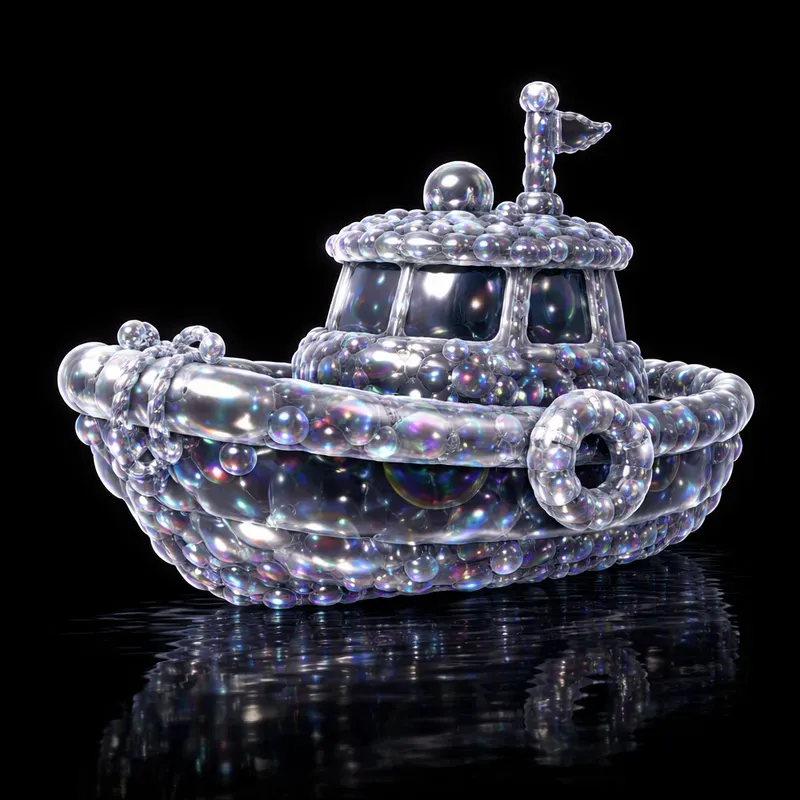 Hyperrealistic Bubble 3D Renders