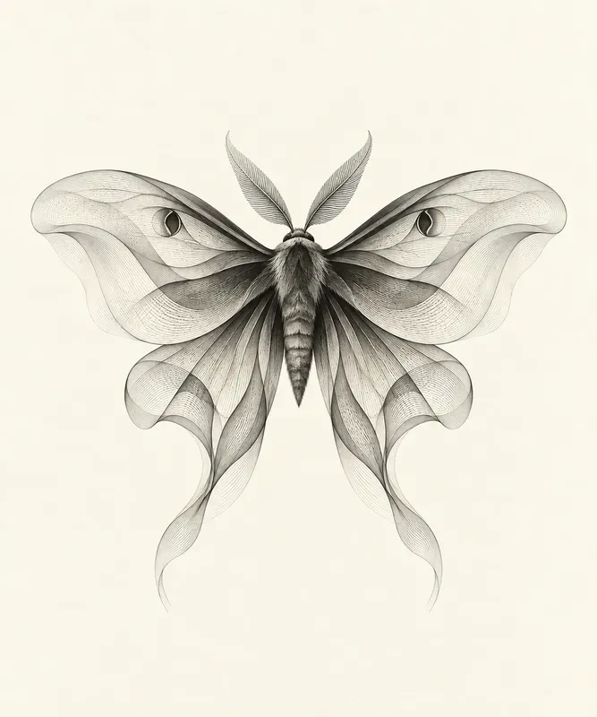 Flowing Contour Engravings