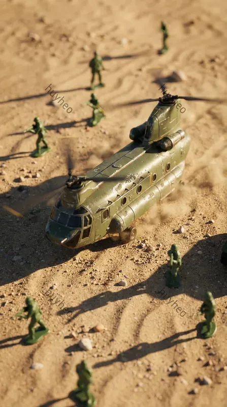 Weathered 3D Miniature Toy Assets